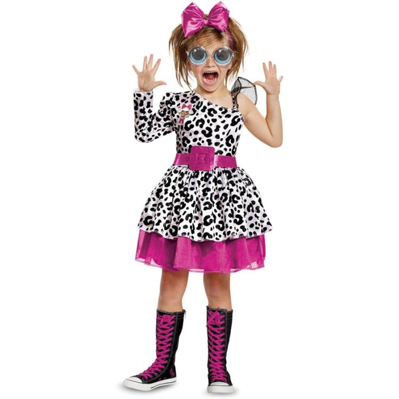 Disguise LOL Suprise Doll Costumes GIrls Halloween Dress Up(White) - L ...